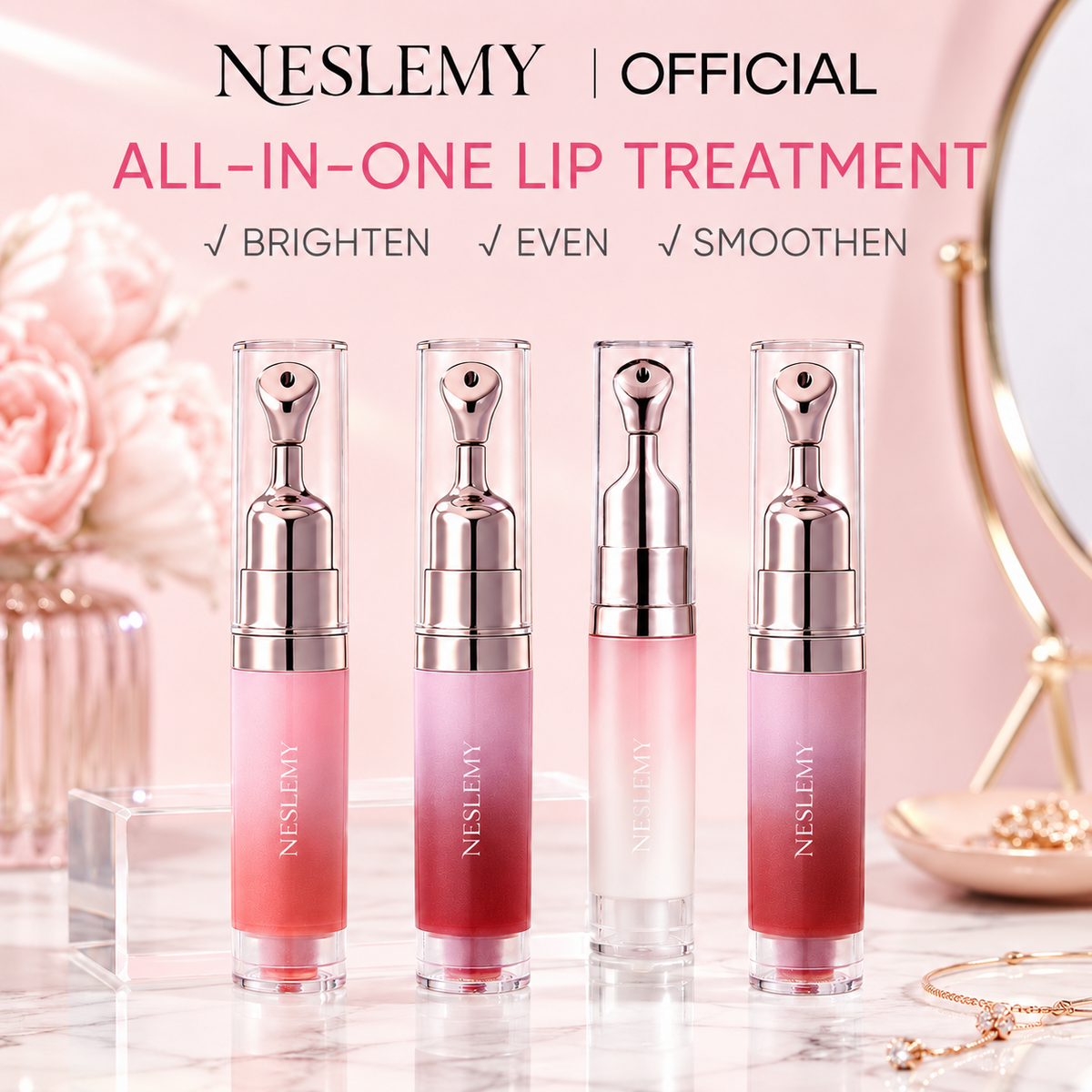 NESLEMY™ Lip Radiance Serum – Brightening Moisture Care