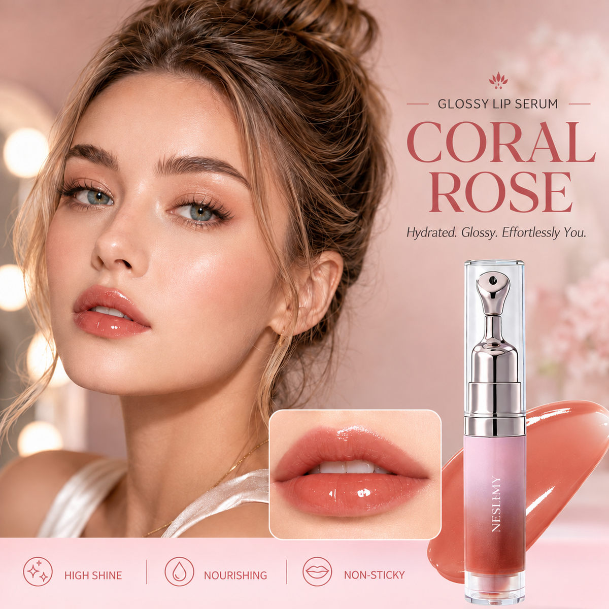 NESLEMY™ Lip Radiance Serum – Brightening Moisture Care