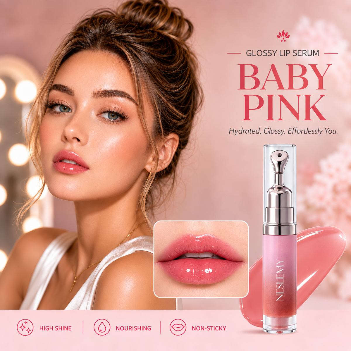 NESLEMY™ Lip Radiance Serum – Brightening Moisture Care